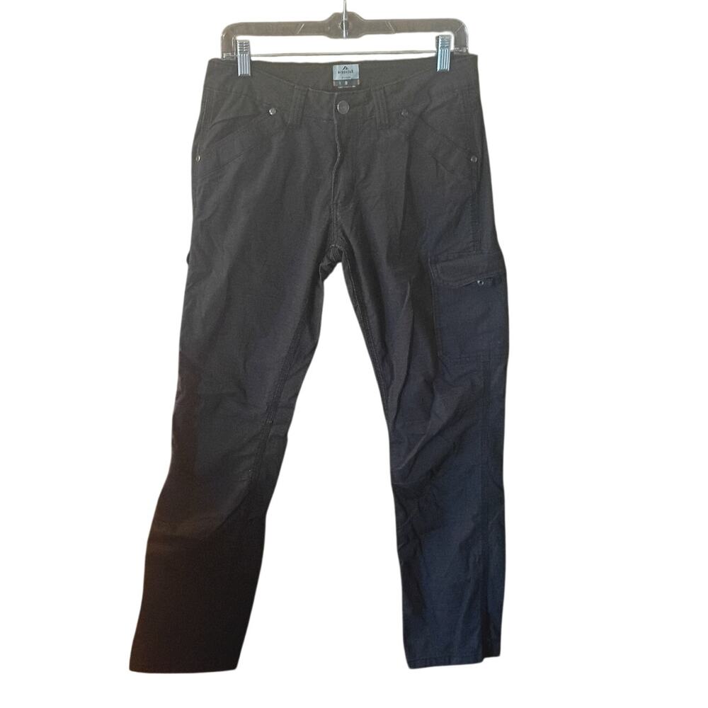 Ridgecut Women 8 Gray Ripstop Relaxed Fit Mid-Rise Ultra Utility Work Pants